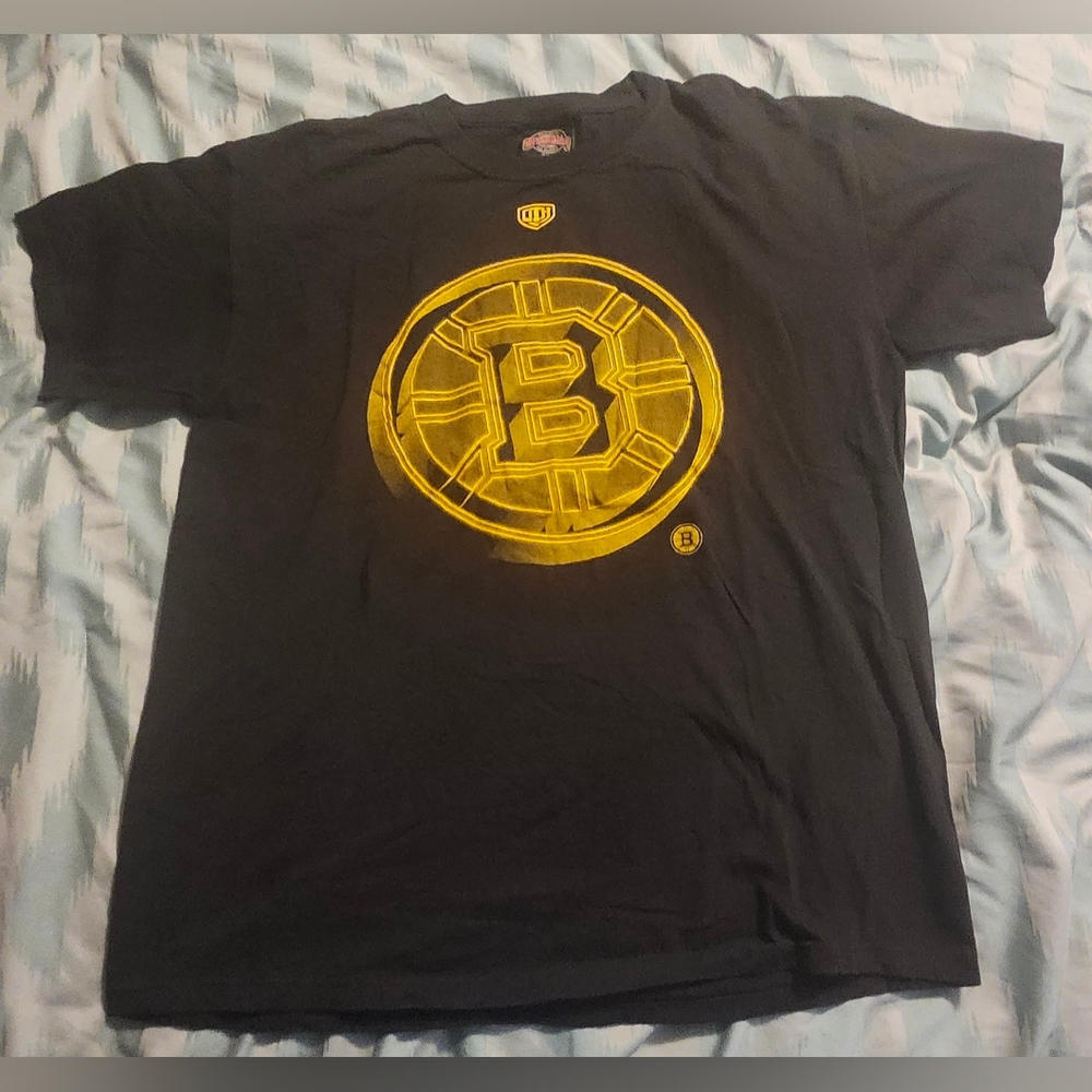 Vintage NHL Old Time‎ Hockey Boston Bruins T-SHIRT Men's Size Large